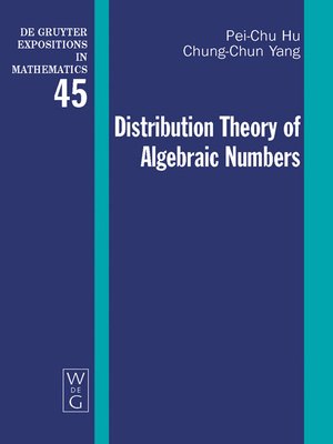 cover image of Distribution Theory of Algebraic Numbers